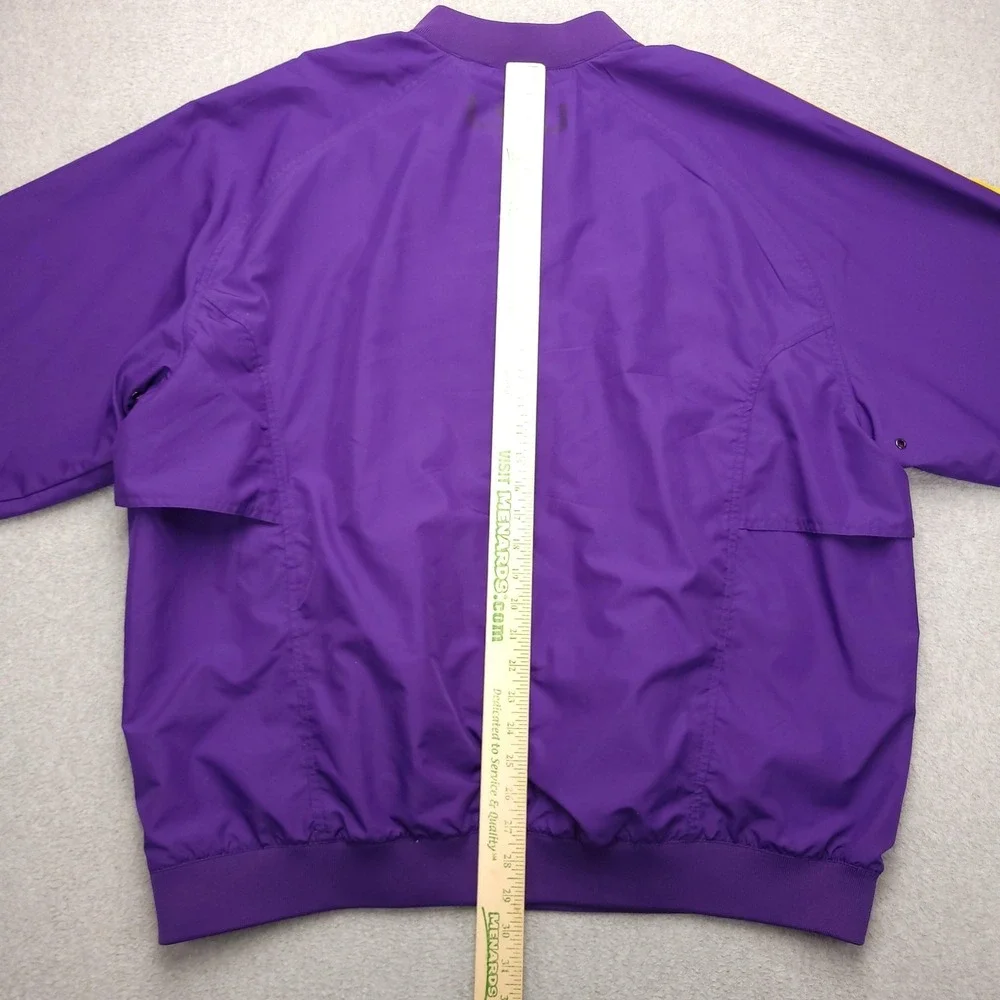 LSU Tigers Jacket Mens 2XL‎ Purple NCAA Football Nike Quarter Zip Pullover